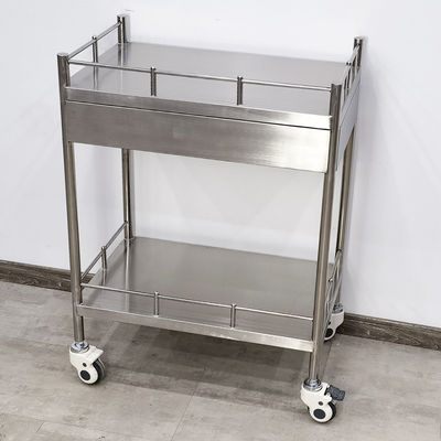Chariot en acier inoxydable chirurgicale avec tiroirs verrouillables Organiseur d'équipement médical pour les cliniques