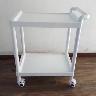 Medical Plastic Utility Cart Disassemble & Assemble Design Portable Supply Trolley