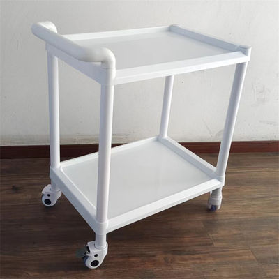 Medical Plastic Utility Cart Disassemble & Assemble Design Portable Supply Trolley