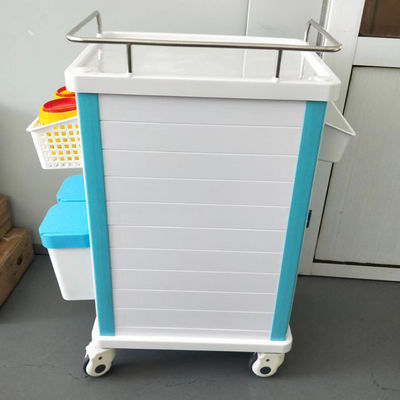 6-Drawer Medical Medication Cart Secure Hospital Drug Delivery Trolley