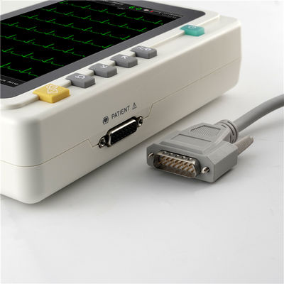 7-inch Touchscreen 3-Channel ECG Machine Color LCD Display