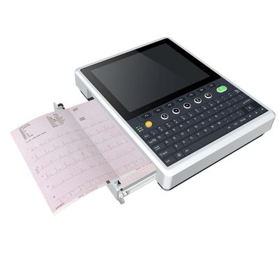 Professional 12-Channel EKG System HD Display, QWERTY, DICOM/HL7 & 8-Hr Battery