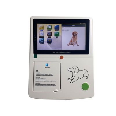 Veterinary 3-Channel ECG Machine 7" Touchscreen, Auto Analysis & USB Storage