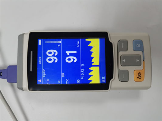 Handheld Pulse Oximeter SpO2 PR Monitor Accurate Blood Oxygen Heart Rate Readings For Monitoring