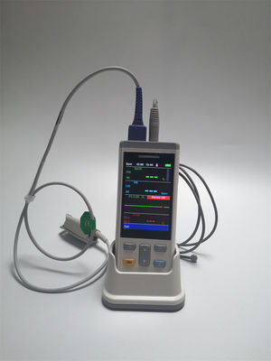 Handheld SpO2 ETCO2 Monitor Accurate Pulse Oximeter With Capnography Visual And Audio Mode