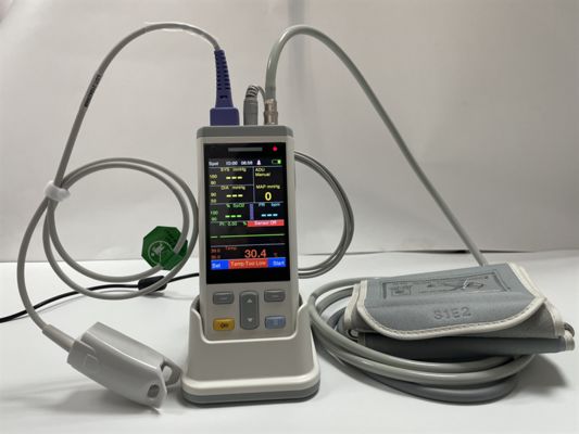 Monitor de sinais vitais portátil SpO2 NIBP TEMP PR Modos para monitoramento em casa em clínicas