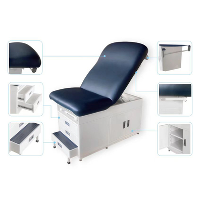 Gynecological Exam Table With Drawers Foot Step Paper Roll Holder For Clinics