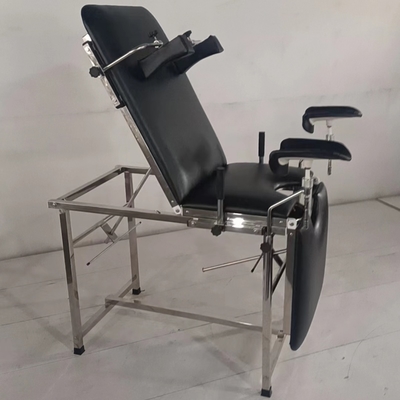 Adjustable OB / GYN Examination Couch Integrated Waste Pan Leg / Shoulder Supports Waterproof Pad