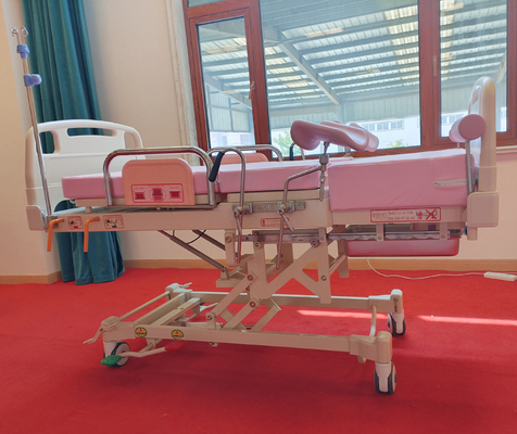 Ergonomic Hydraulic Birthing Bed For Labor & Delivery With Easy Foot-Pedal Control
