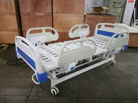 5-Function Electric Medical Bed With Central Braking For ICU & Clinical Use