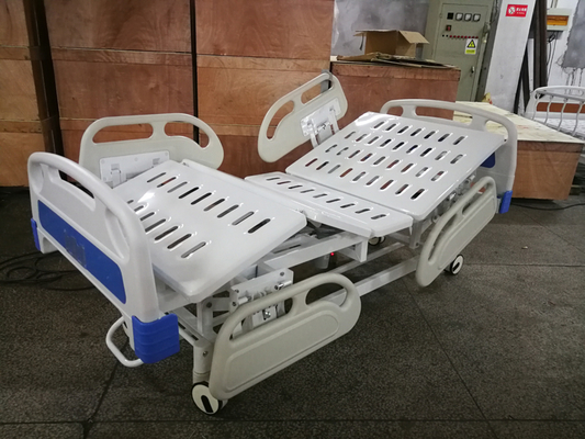 5-Function Electric Medical Bed With Central Braking For ICU & Clinical Use