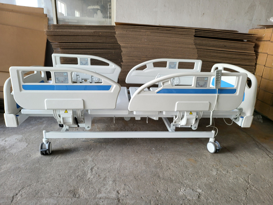 5-Function Electric Medical Bed Adjustable Hospital Bed With Hand Controller & Angle Indicator